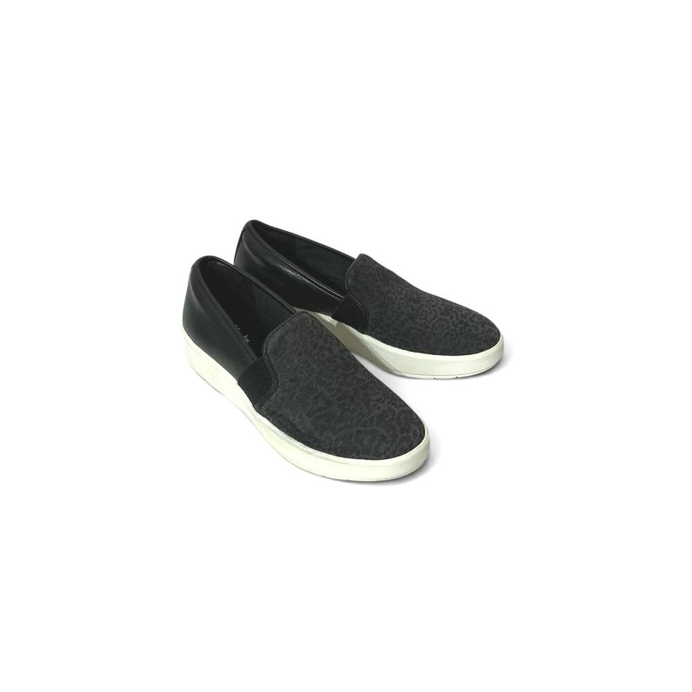 Clarks Women’s Layton Petal Platform Sneakers Animal Print Black Size 9.5